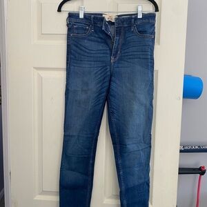 Blue Hollister Skinny Jeans